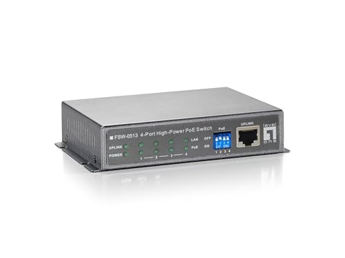 Level One FSW-0513 Switch, 4-Port von LevelOne