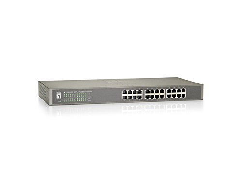 Level One FSW-2450 19 24-Port 10/1 Netzwerk, LAN, Modem, Switch von LevelOne