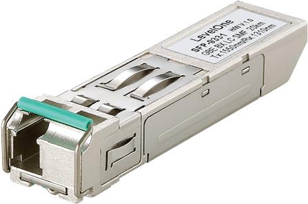 LevelOne 1000BASE-BX10-D SFP 20km - SFP - 1000 Mbit/Sek - LC - 3.3 V - 13.7 mm - 56.5 mm (551093) von LevelOne