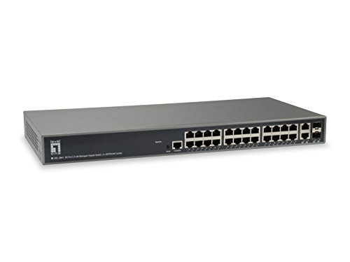 LevelOne 26-Port L3 Lite Managed Gigabit Switch (2 x SFP/RJ45 Combo) von LevelOne