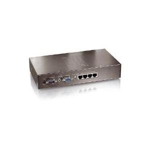 LevelOne AVE-9304 4-port LR Cat.5 A/V Transmitter - Erweiterung für Video/Audio - 4 Anschlüsse - extern - bis zu 300 m (0593004) von LevelOne