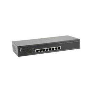 8-Port Fast Ethernet PoE+ Switch, 4x FE PoE+, + 4x FE (65W) Hersteller: LEVELONE (FEP-0812) von LevelOne