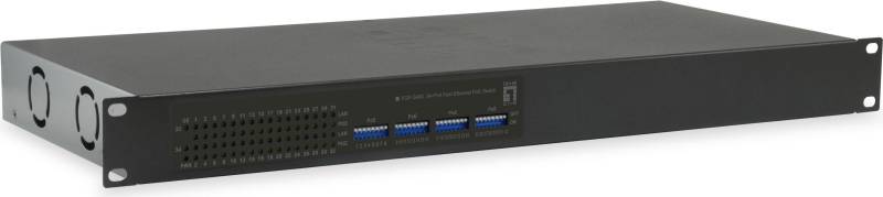 LevelOne FGP-3400W630 - Switch - 32 x 10/100 (PoE+) + 2 x 10/100/1000 - Desktop, an Rack montierbar - PoE+ (630 W) (FGP-3400W630) von LevelOne