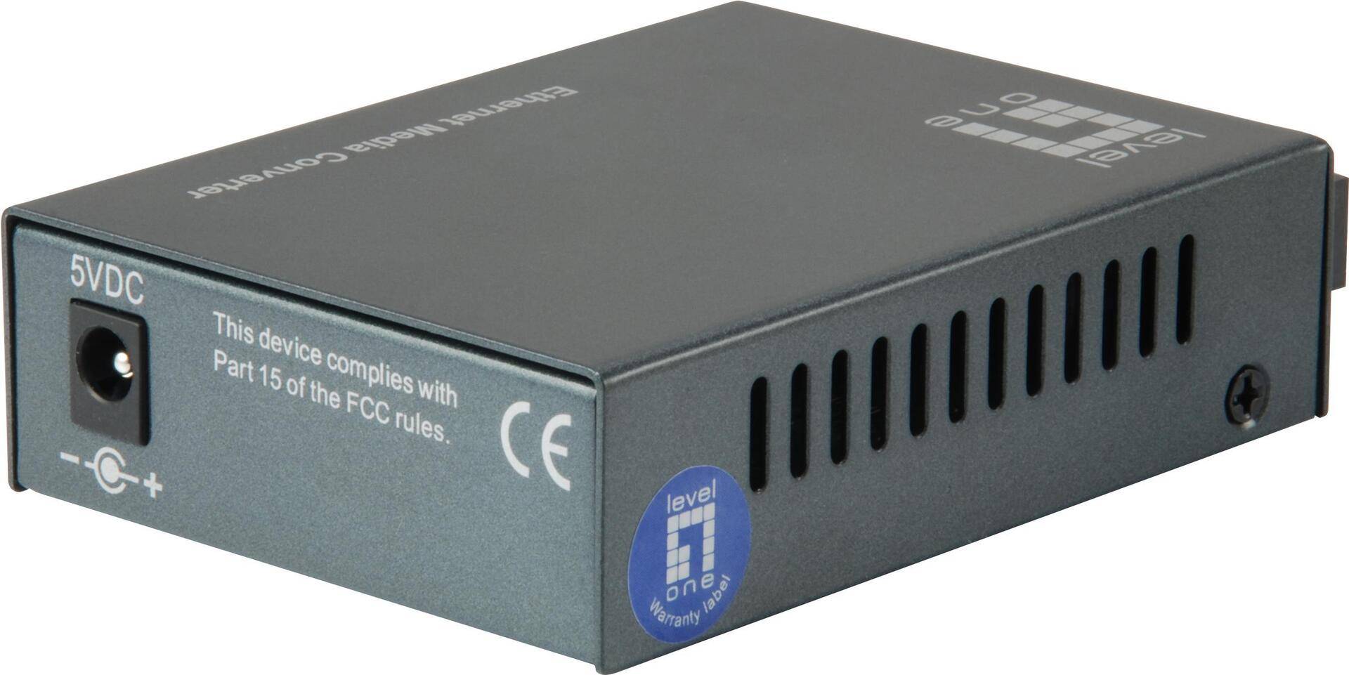 LevelOne FVT-1104 - Medienkonverter - 100Mb LAN - 10Base-T, 100Base-FX, 100Base-TX - RJ-45 / SC Single-Modus - bis zu 60 km - 1310 nm LevelOne FVT-1104 - Medienkonverter - 100Mb LAN - 10Base-T, 100Base-FX, 100Base-TX - RJ-45 / SC Single-Modus - bis zu 60 km - 1310 nm von LevelOne