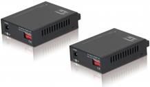 LevelOne FVT-2202 - Medienkonverter - 100Mb LAN - 10Base-T, 100Base-FX, 100Base-TX - RJ-45 / SC Single-Modus - bis zu 20 km - 1550 nm / 1310 nm (Packung mit 2) von LevelOne