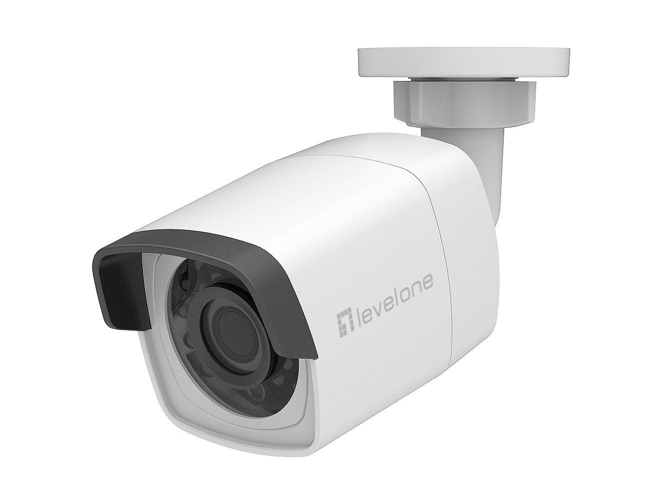 LevelOne GEMINI Feste IP-Netzwerk-Kamera - 4 Megapixel - IR-LEDs - 802.3af PoE - Innen / Außen (FCS-5202) von LevelOne