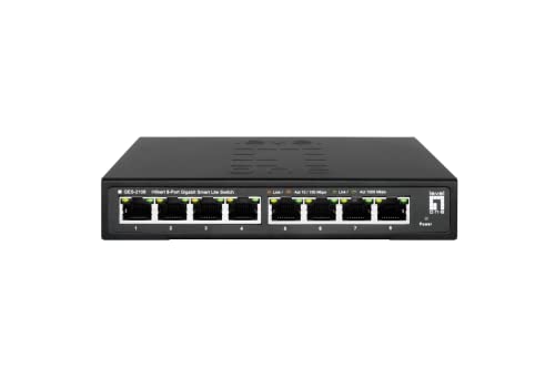 LevelOne GES-2108 8-Port Gigabit Smart Lite Switch von LevelOne