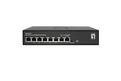 LevelOne GES-2208 Hilbert 8-Port 10-Zoll-Gigabit-Smart-Lite-Switch LevelOne GES-2208 Hilbert 8-Port 10-Zoll-Gigabit-Smart-Lite-Switch von LevelOne