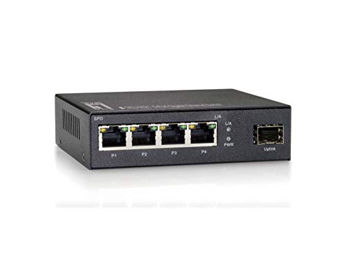LevelOne GEU-0521 Gigabit Ethernet Switch mit 4X GE und 1x GE SFP-Port von LevelOne