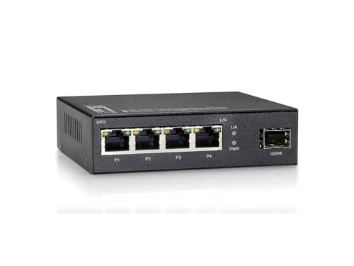 LevelOne GEU-0521 Gigabit Ethernet Switch mit 4X GE und 1x GE SFP-Port LevelOne GEU-0521 Gigabit Ethernet Switch mit 4X GE und 1x GE SFP-Port von LevelOne