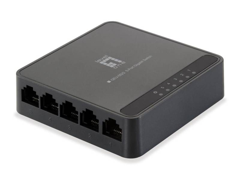 LevelOne GEU-0522 5-Port Gigabit Switch von LevelOne