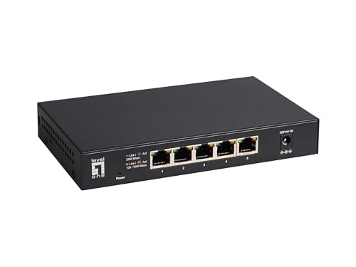 LevelOne GEU-0525 5-Port Unmanaged 2,5-Gigabit Ethernet Switch LevelOne GEU-0525 5-Port Unmanaged 2,5-Gigabit Ethernet Switch von LevelOne