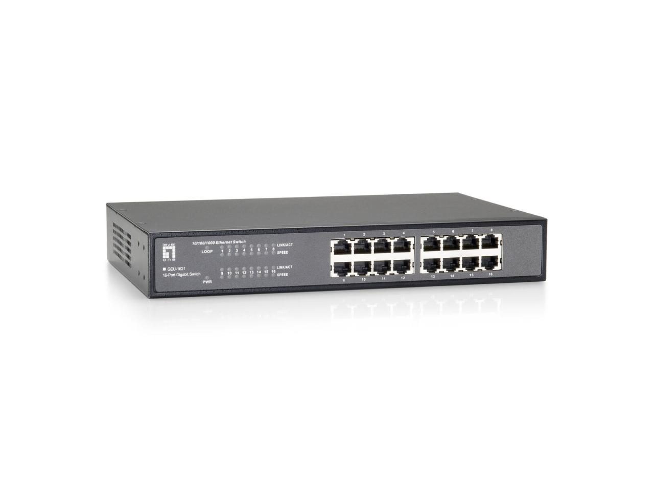 LevelOne GEU-1621 16-Port Gigabit Switch von LevelOne