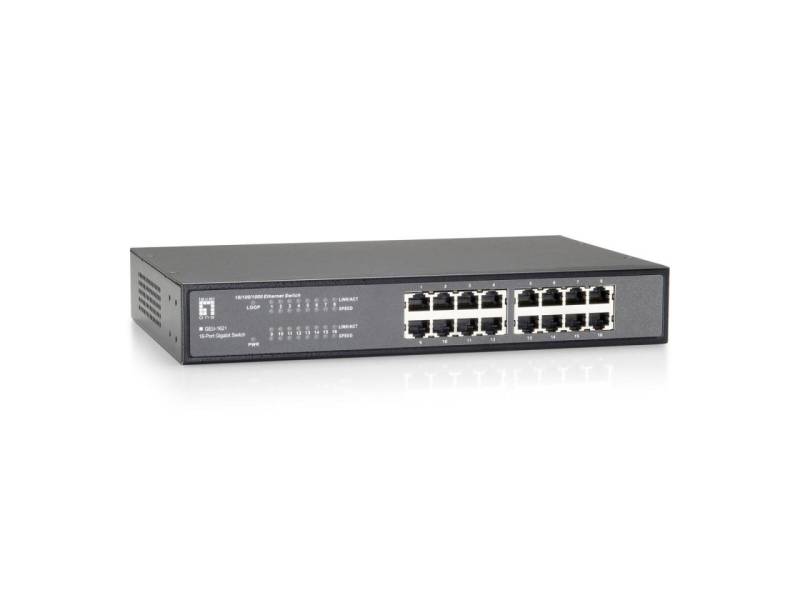 LevelOne GEU-1621 16-Port Gigabit Switch von LevelOne