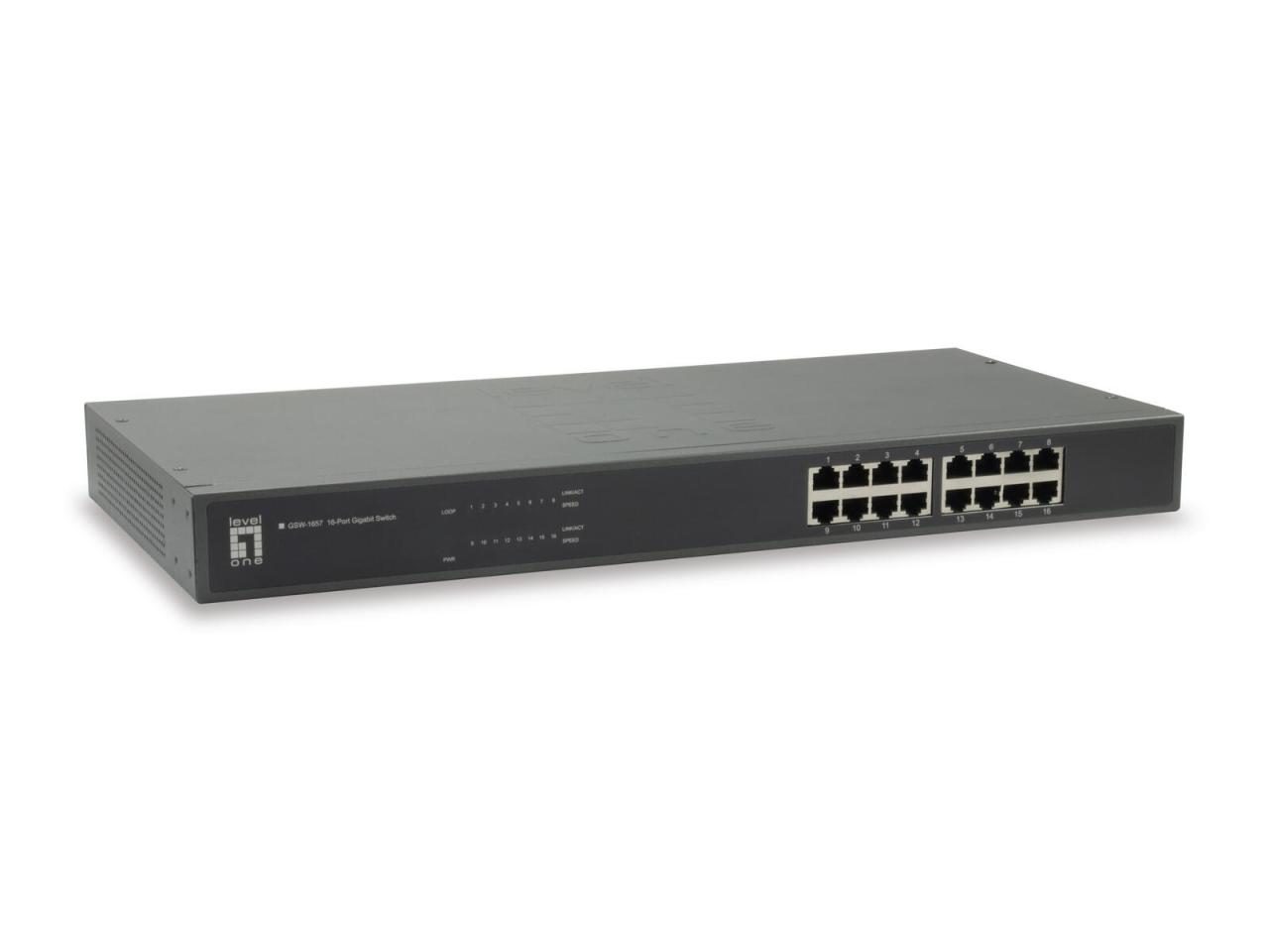 LevelOne GSW-1657 16-Port Gigabit Switch von LevelOne