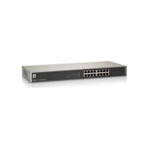 LevelOne GSW-1657 - Switch - 16 Anschlüsse - EN, Fast EN, Gigabit EN - 10Base-T, 100Base-TX, 1000Base-T - 1U (0524718) von LevelOne