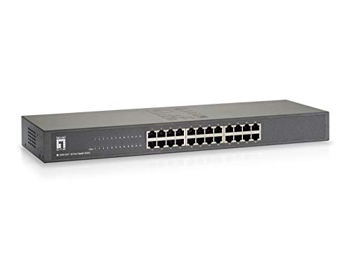 LevelOne GSW-2457 Gigabit Ethernet Switch Netzwerkswitch 24 Port 19 Zoll von LevelOne