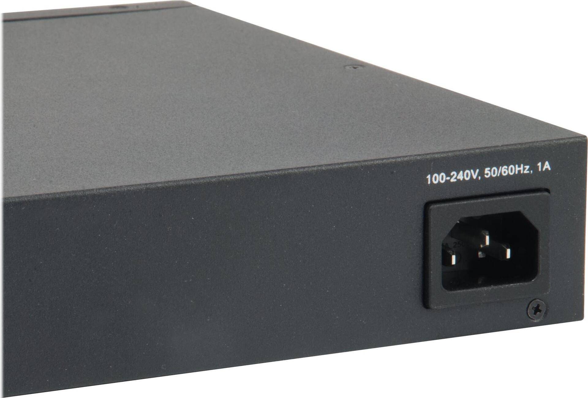 LevelOne GTL-2661 - Switch - 24 x 10/100/1000 + 2 x 10 Gigabit SFP+ - Desktop, an Rack montierbar von LevelOne