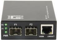 LevelOne GVT-2011 - Medienkonverter - GigE - 10Base-T, 100Base-TX, 1000Base-T, 1000Base-X - RJ-45 / SFP (mini-GBIC) (GVT-2011) von LevelOne