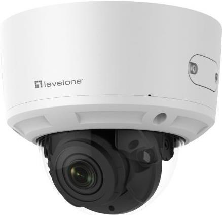 LevelOne Gemini Zoom IP Camera - 8-MP - H.265 - 802.3af - Poe - IR LEDs - Indoor/Outdoor - Two-Way Audio (FCS-3098V2) von LevelOne