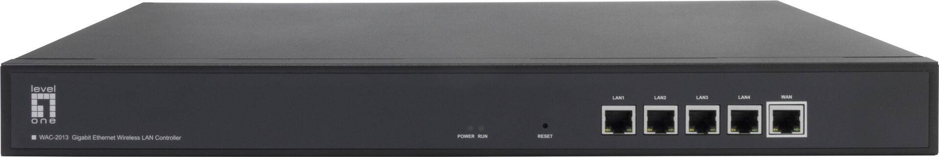 LevelOne Gigabit WLAN-Controller für bis zu 256 AP's - Schwarz - Metall - Aktivität - Link - Leistung - 512 MB - 16 MB - 10,100,1000 Mbit/s (WAC-2013) von LevelOne