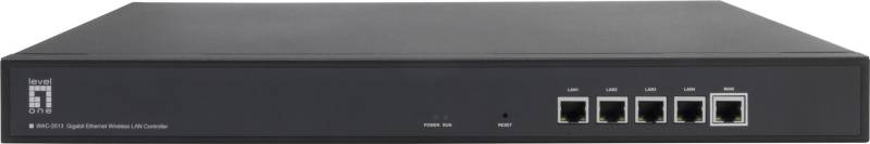 LevelOne Gigabit WLAN-Controller für bis zu 256 AP's - Schwarz - Metall - Aktivität - Link - Leistung - 512 MB - 16 MB - 10,100,1000 Mbit/s (WAC-2013) von LevelOne