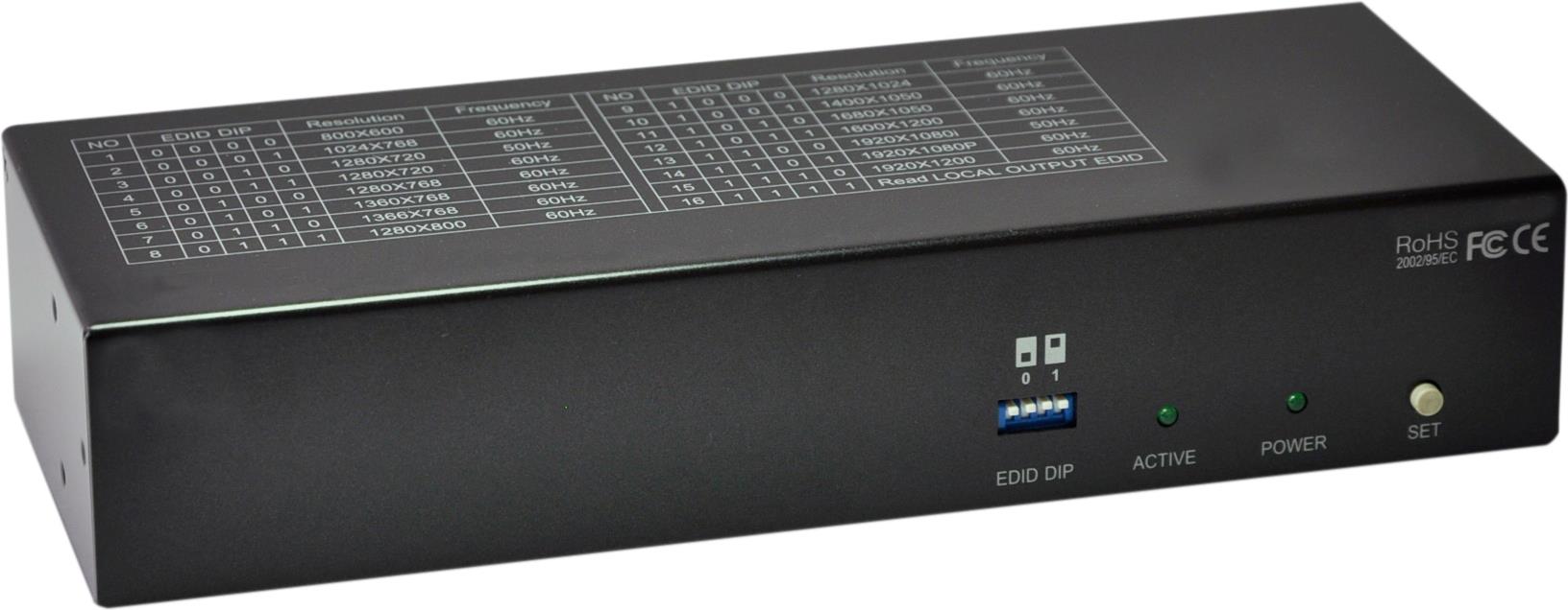 LevelOne HVE-9118T HDMI over Cat.5 Transmitter - Erweiterung f�r Video/Audio - transmitter - 10Mb LAN - �ber CAT 5 - bis zu 300 m von LevelOne