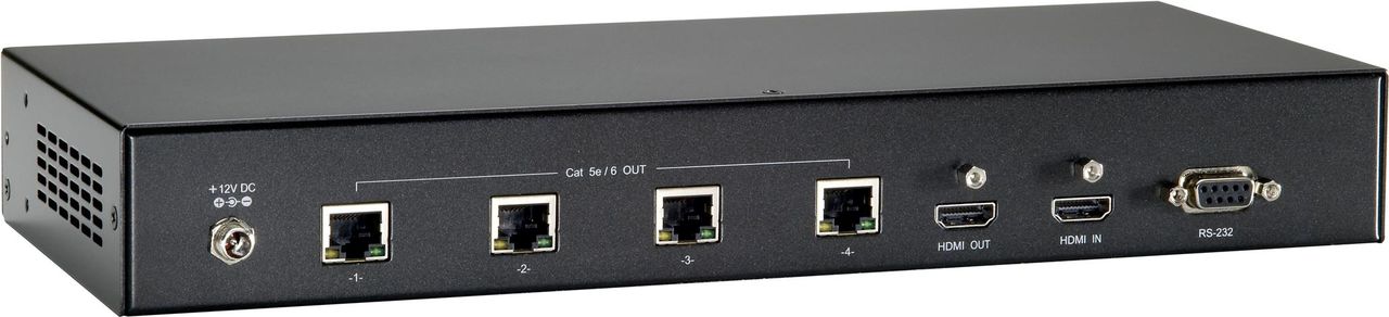 LevelOne HVE-9214T HDMI O.CAT.5 TRANSM. Einfache Plug-and-Play-Installation, Built-in EDID Hotplug Detection,EDID priority management of HDMI outputs,Reichweite bis zu 100m f�r HDMI(4k2k), IR und RS-232,Bi-Directional RS-232 pass through und IR Control (59093103) von LevelOne