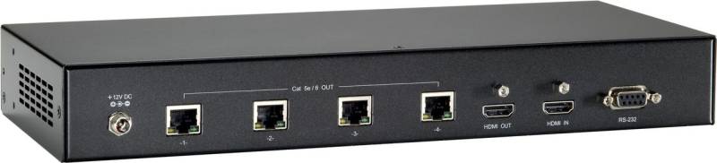 LevelOne HVE-9214T HDMI O.CAT.5 TRANSM. Einfache Plug-and-Play-Installation, Built-in EDID Hotplug Detection,EDID priority management of HDMI outputs,Reichweite bis zu 100m für HDMI(4k2k), IR und RS-232,Bi-Directional RS-232 pass through und IR Control (59093103) von LevelOne