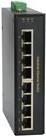 LevelOne IFP-0801 - Switch - 8 x 10/100 (4 PoE+) - Desktop, an DIN-Schiene montierbar, wandmontierbar - PoE+ (126 W) - Gleichstrom von LevelOne