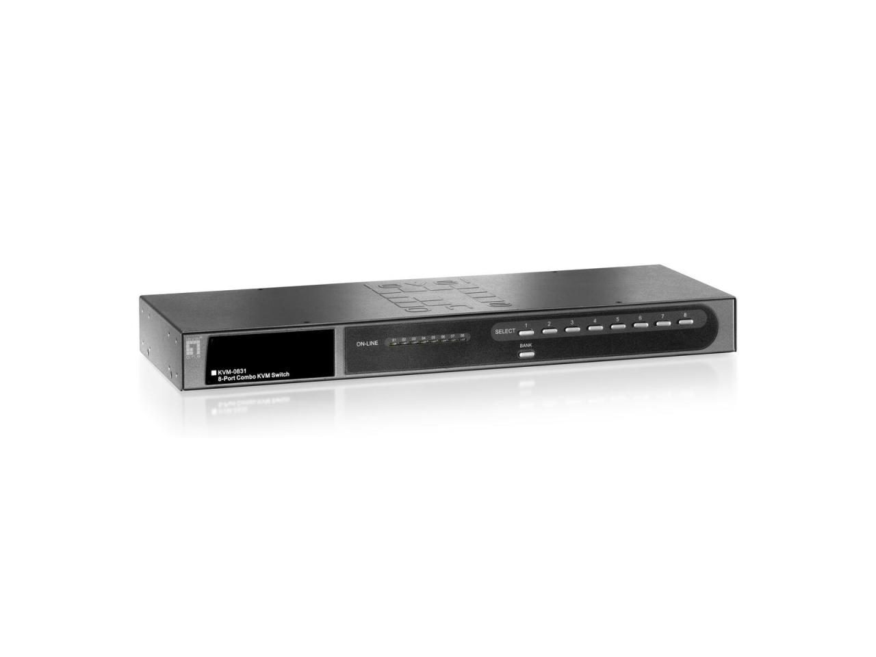 LevelOne KVM-0831 8-Port PS/2-USB VGA Switch von LevelOne