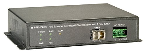 LevelOne PFE-1001R PoE Outdoor Extender Receiver Over Hybrid Fiber mit 1 PoE Ausgang von LevelOne