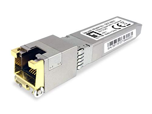 LevelOne SFP-6601 SFP+ Transceiver 10GBPS Kupfer zu Glasfaser 30m RJ45 von LevelOne