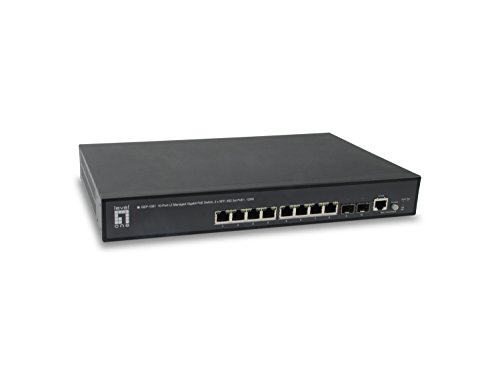 LevelOne gep-1061 L2 Managed Gigabit Ethernet (10/100/1000) 19U schwarz von LevelOne