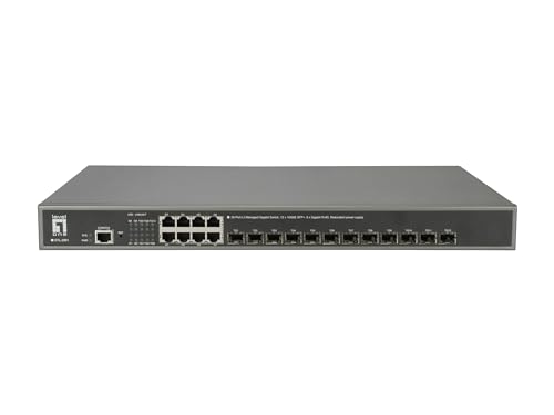 LevelOne Switch 8X GE Gtl-2091 12Xgsfp 19" von LevelOne