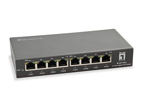 LevelOne Switch 8x GE GEP-0823 120W 8Xpoe+ von LevelOne