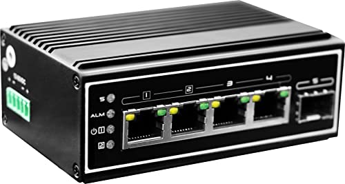 LevelOne Switch IGP-0102, Industrial Gigabit POE Injector, 802.3at PoE+, 36W, Power Input 12-56V DC von LevelOne