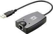 LevelOne USB-0401 Gigabit USB Netzwerkadapter - Kabelgebunden - USB - Ethernet - 1000 Mbit/s - Schwarz (USB-0401NEUEVERSION) von LevelOne