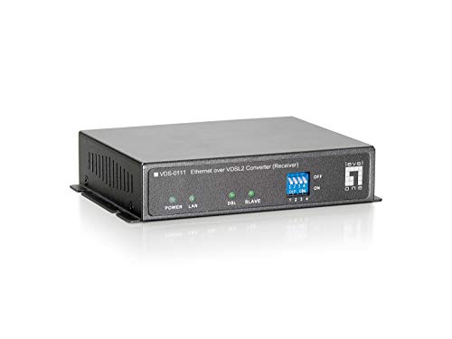 LevelOne VDS-0111 Ethernet auf VDSL2 Receiver Konverter (100Mbps) von LevelOne