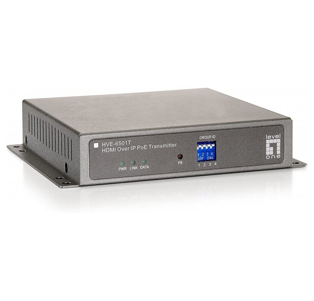 Levelone HVE-6501T - HDMI over IP PoE Transmitter - grau Audio-Adapter von Levelone
