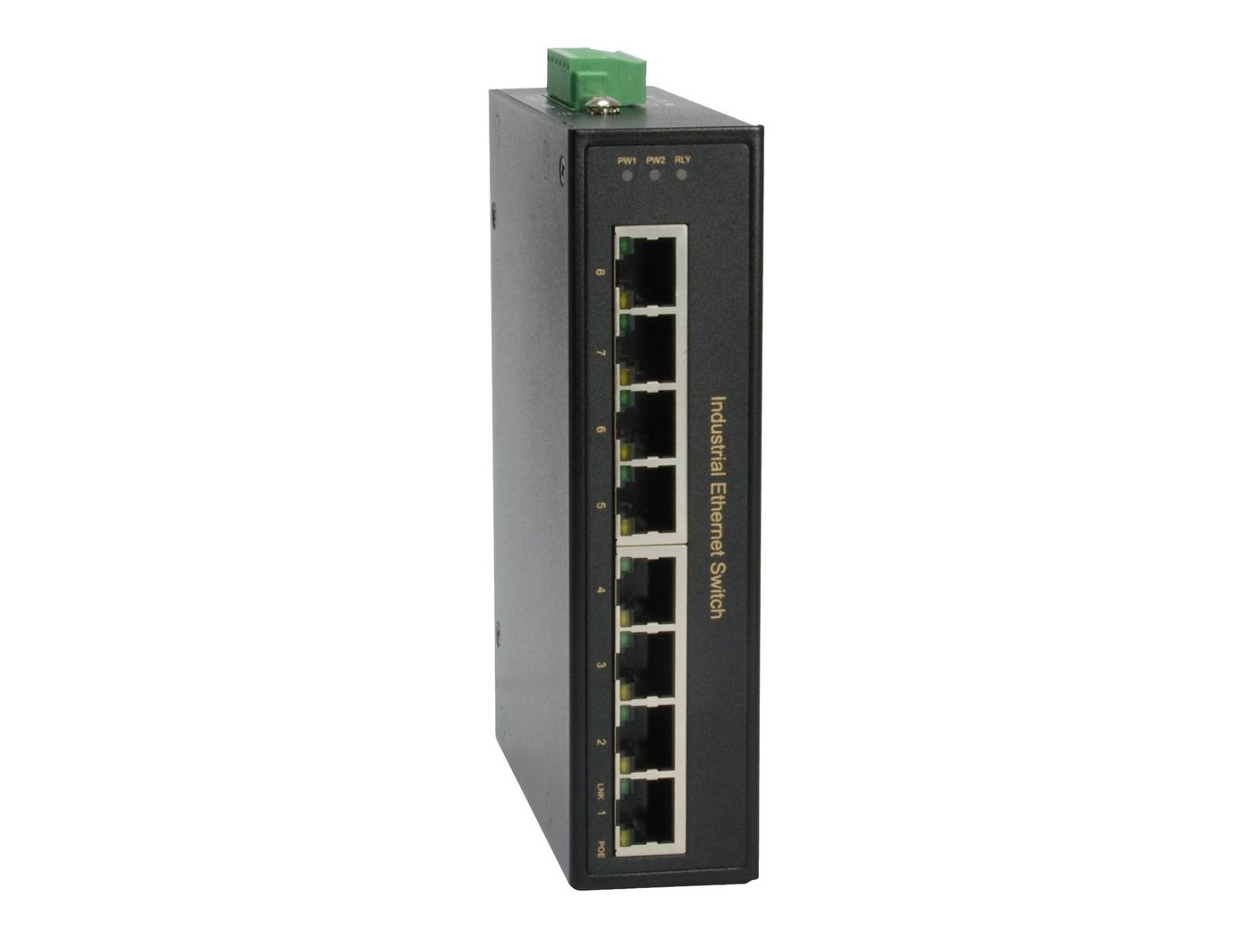 Levelone LEVEL ONE IFP-0801 INDUSTRIAL/PoE/FE/UNM/08, 4x PoE+, PoE-Budget: 126 Netzwerk-Switch von Levelone