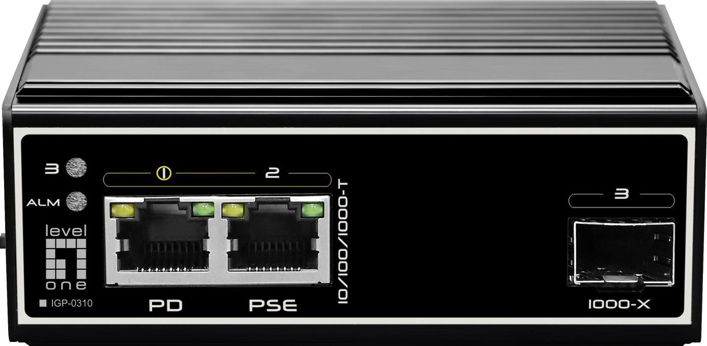 Levelone LEVELONE Switch 1x GE IGP-0310 1xGSFP 36W 1xPoE Netzwerk-Switch Levelone LEVELONE Switch 1x GE IGP-0310 1xGSFP 36W 1xPoE Netzwerk-Switch von Levelone