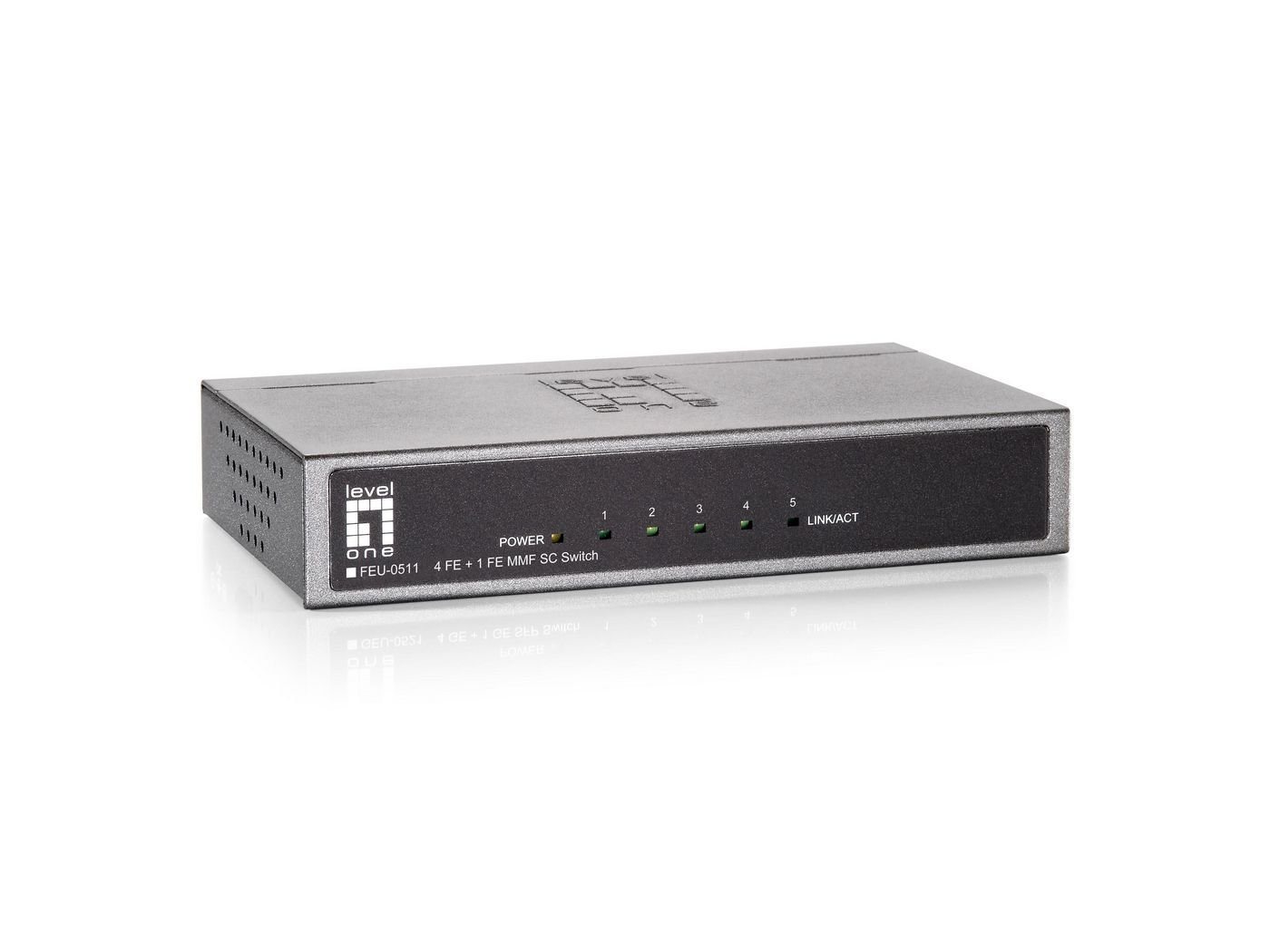 Levelone Level One Switch 4Port Fast Ethernet + 1 MMF SC Netzwerk-Switch Levelone Level One Switch 4Port Fast Ethernet + 1 MMF SC Netzwerk-Switch von Levelone