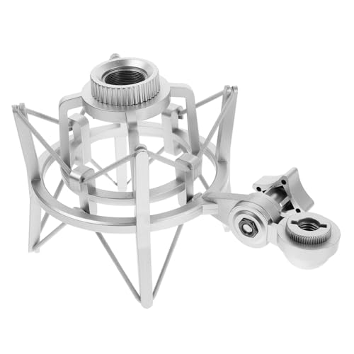 Levemolo Mikrofon Stoßdämpferhalterung Mikrofon Stoßdämpferhalterung Universal Mikrofon Stoßdämpferhalterung Mikrofonhalter Mikrofonadapter Kopfhörerhalter Drahtloser Mikrofonclip von Levemolo