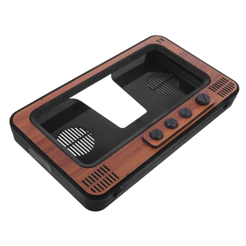 Levemolo Vintage-Telefonhalter Handyständer dekoratives Schreibtisch-Accessoire TV-Form physische Verstärkung stilvoll und funktional Levemolo Vintage-Telefonhalter Handyständer dekoratives Schreibtisch-Accessoire TV-Form physische Verstärkung stilvoll und funktional von Levemolo