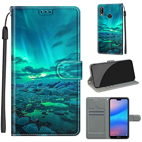 LeviDo Kompatibel für Huawei P20 Lite 2018 Hülle Silikon Lustig Muster Motiv PU Leder Kartenfach Klappbar Magnetisch Flip Hüllen 360 Grad Case Brieftasche Wallet Handyhülle Stoßfest Cover, grün LeviDo Kompatibel für Huawei P20 Lite 2018 Hülle Silikon Lustig Muster Motiv PU Leder Kartenfach Klappbar Magnetisch Flip Hüllen 360 Grad Case Brieftasche Wallet Handyhülle Stoßfest Cover, grün von LeviDo-EU