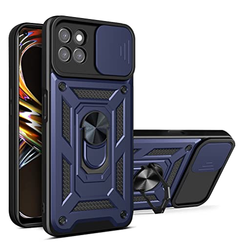 LeviDo Kompatibel für Huawei P40 Lite 4G Hülle Silikon mit Slide Kameraschutz Cover Hüllen Case mit Ring Ständer Halter Handyhalterung Auto Magnet Handyhülle Stoßfest Cover, Blau LeviDo Kompatibel für Huawei P40 Lite 4G Hülle Silikon mit Slide Kameraschutz Cover Hüllen Case mit Ring Ständer Halter Handyhalterung Auto Magnet Handyhülle Stoßfest Cover, Blau von LeviDo-EU