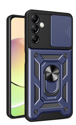 LeviDo Kompatibel für Samsung Galaxy A14 4G 5G Hülle Silikon mit Slide Kameraschutz Cover Hüllen Case mit Ring Ständer Halter Handyhalterung Auto Magnet Handyhülle Stoßfest Cover, Blau LeviDo Kompatibel für Samsung Galaxy A14 4G 5G Hülle Silikon mit Slide Kameraschutz Cover Hüllen Case mit Ring Ständer Halter Handyhalterung Auto Magnet Handyhülle Stoßfest Cover, Blau von LeviDo-EU