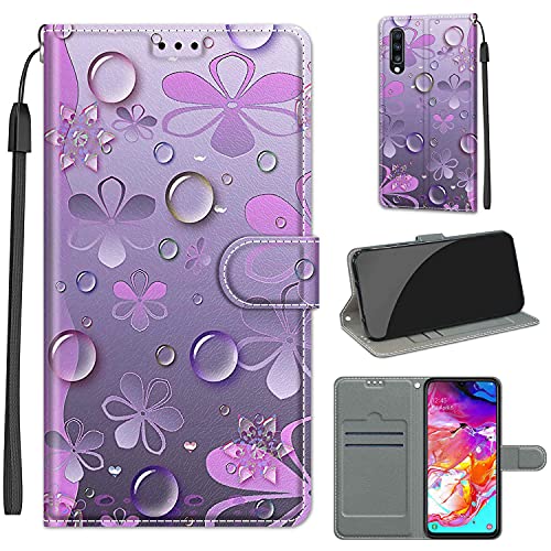 LeviDo Kompatibel für Samsung Galaxy A70 2019 Hülle Silikon Lustig Muster Motiv PU Leder Kartenfach Klappbar Magnetisch Hüllen 360 Grad Case Brieftasche Wallet Handyhülle Stoßfest Cover, Blume LeviDo Kompatibel für Samsung Galaxy A70 2019 Hülle Silikon Lustig Muster Motiv PU Leder Kartenfach Klappbar Magnetisch Hüllen 360 Grad Case Brieftasche Wallet Handyhülle Stoßfest Cover, Blume von LeviDo-EU