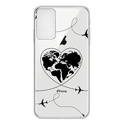 LeviDo Kompatibel für Samsung Galaxy S22 5G Hülle Silikon Durchsichtig Lustig Muster Motiv Ultra Dünn Hüllen Bumper Gummi Stoßfest Case Handyhülle Transparent Schutzhülle Cover, Liebe von LeviDo-EU